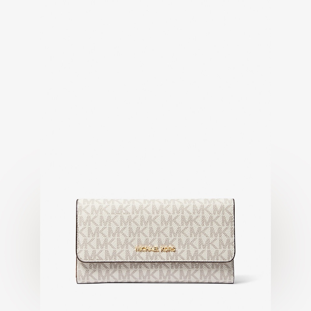Michael Kors Cream Logo Clutch